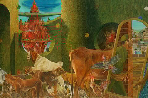 Dialogue At The Thresholds. Artwork: Lokesh Khodke / Himal Southasian. April 2010