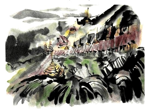 Artwork: Venantius J Pinto / December 2011 Himal Southasian