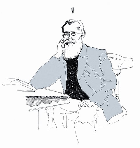 Dadabhai Naoroji (1825 - 1917); Illustration: Paul Aitchison