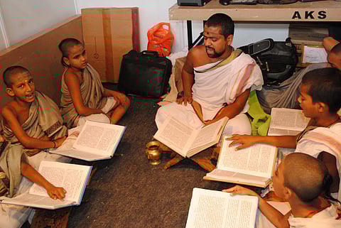 Learning Sanskrit. Flickr/ Avanish Tiwary