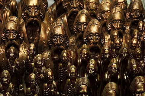 Different shapes and sizes of Rabindranath Tagore in Shantiniketan.
Flickr / Rajesh Gupta