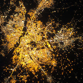 A view of Delhi from the International Space Station.Flickr / nasamarshall