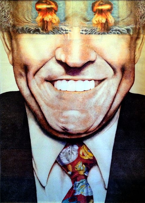 'The mouth of your eyes-1' by Faiza Butt. Image courtesy the artist