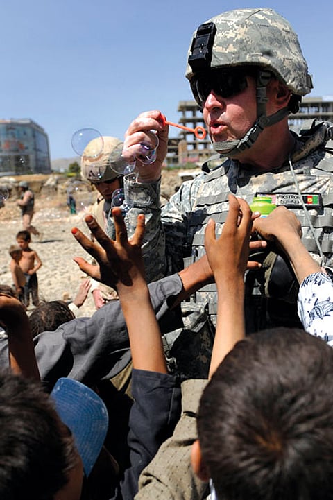 Bubbling over to win hearts and minds.
Flickr / Expert Infantry