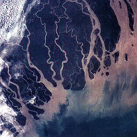 The Ganges River Delta
Photo: Wikimedia Commons