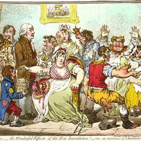 James Gillray, The Cow Pock (1802)
Library of Congress, Prints & Photographs Division