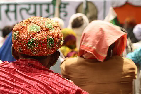 Groups working for Dalit land rights came together in April 2013 to remind the government about a promised National Land Reform Policy. Photo: ActionAid India / Flickr