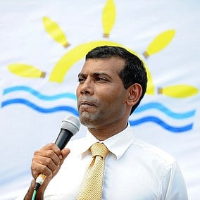 President Nasheed speaks to Himal Southasian