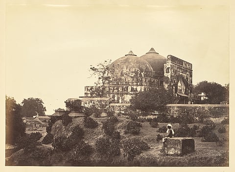 Babri Masjid, Uttar Pradesh, in the 19th century.
Photo: ‘Views in India’, 1863-1887, by Samuel Bourne / Getty Museum