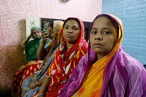 Muslim women of Jahangirpuri.