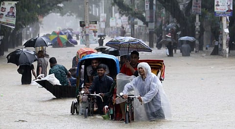 Bangladesh floods 2022. Video screengrab.