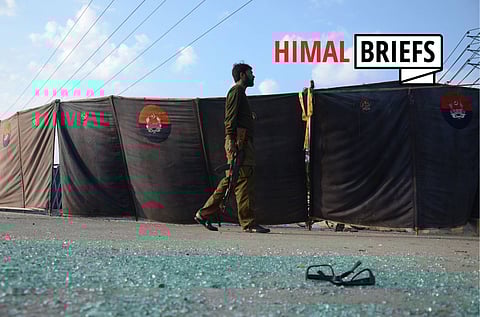 Aftermath of an explosion near Arfa Karim tower, Lahore, claimed by Tehreek-i-Taliban Pakistan (TTP) in 2017. Photo: IMAGO / Pacific Press Agency.