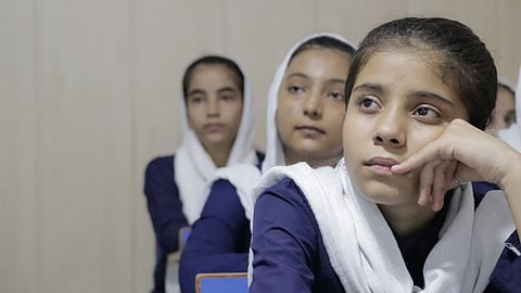 Students of Sayed Jamaluddin Afghan High School. Photo courtesy: Asma Hafiz.