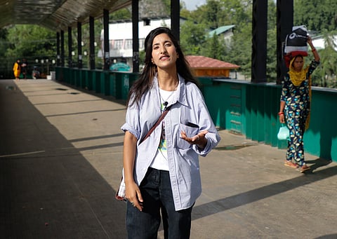 Mehak Ashraf, the first female rapper from Kashmir. Photo courtesy: Sajad Hameed.