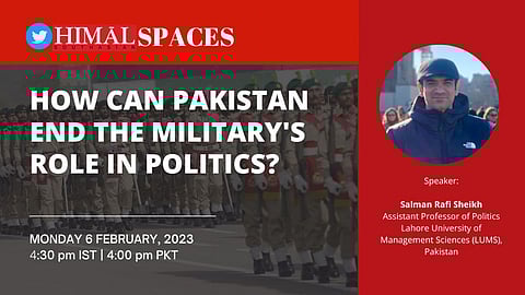 How can Pakistan end the military’s role in politics?