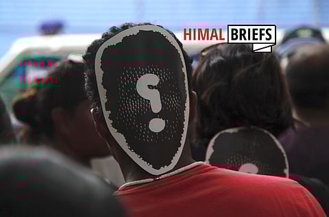 From a March held to mark three years since the disappearance of Ahmed Rilwan. Photo: Dying Regime / Flickr