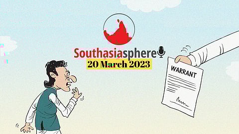 Khan is accused of receiving PKR 58 million for the sale of gifts from the state treasury. Pakistan’s election commission released the Toshakhana records which show expensive gifts retained not just by Khan but also former prime ministers. Cartoon by Gihan de Chickera.