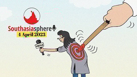 There has been an escalation in attacks on journalists and their family members in the past couple of weeks. Cartoon by Gihan de Chickera.