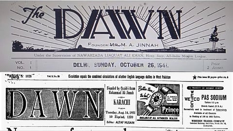 How did Dawn, a newspaper founded and established in Delhi, become Pakistan’s leading newspaper?