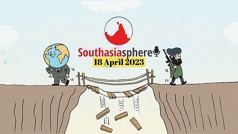 The Taliban has extended the ban on women workers to UN offices across the country from 4 April. The UN mission in Afghanistan said the ban was “unlawful," but has asked all UN workers to stay home in solidarity. Cartoon by Gihan de Chickera.