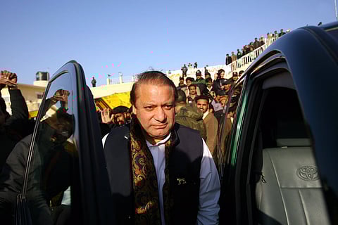 Nawaz Sharif in Lahore in 2008. Though earlier a dominant force in Punjab, today the Pakistan Muslim League–Nawaz and the Sharif brothers face a challenge to retain hold of the province, and general elections are looming. Photo: UPI Photo / IMAGO