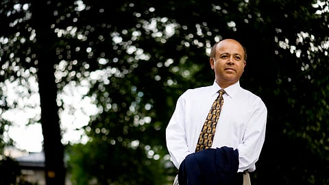 Even when Abraham Verghese’s narratives are immersed in India, the themes that often dominate the work of diasporic writers are largely absent from his work. Photo: IMAGO / TT