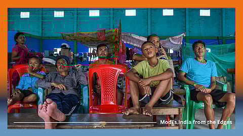 People displaced by the ethnic conflict in Manipur at a relief camp in Imphal. Even though the BJP is in power in much of the Indian Northeast, it may not have fully understood the region’s complex ethnic and linguistic dynamics, as the conflict in Manipur has shown. Photo: IMAGO/Zuma Wire
