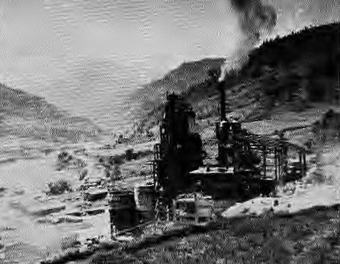 Fields next to Lamosangu magnesite plant.