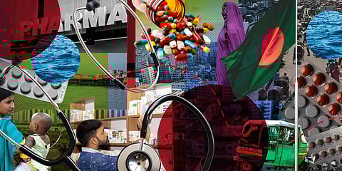 Bangladesh pharmaceuticals graphic design