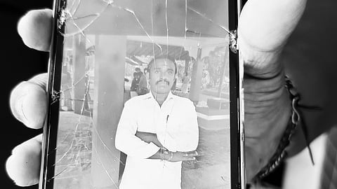 A photo of Vijesh Kaniyeri, a 41-year-old building painter in Kerala who died after he was exposed to extreme heat. His death was not recorded as being caused by heat because the post-mortem did not indicate it. India has a massive problem of undercounting heat-related deaths.