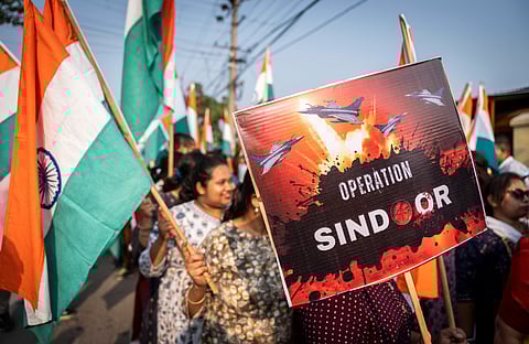 A parade in Guwahati in support of Operation Sindoor, India’s strikes against Pakistan after the Pahalgam attack. Indian public discourse has narrowed to where it can envisage an end to terrorism only via the elimination of every last terrorist, even as the meaning of that term is indiscriminately expanded.