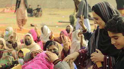 Mahrang Baloch (right) was detained by the Pakistan government after a non-violent protest in March and charged with terrorism, sedition and murder. Her arrest signals the Pakistan establishment’s readiness to reimpose its control over Balochistan by force.