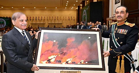 Pakistan’s prime minister Shehbaz Sharif and chief of army staff Asim Munir