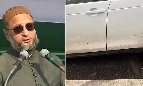 जेड प्लस सुरक्षा के बावजूद असदुद्दीन ओवैसी पर जानलेवा हमला, उनके वाहन पर चली गोलियां