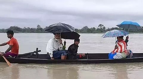 असम में आई प्री-मानसून बाढ़ की पहली लहर