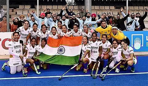 भारत ने एफआईएच महिला राष्ट्र कप 2022 जीता