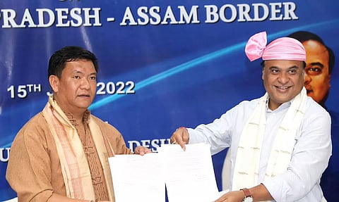 असम और अरुणाचल द्वारा हस्ताक्षरित नामसाई घोषणापत्र; दोनों राज्यों के लोग भावनात्मक रूप से एक हैं : सीएम
