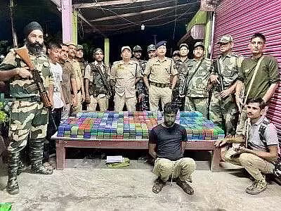 करीमगंज में 47 करोड़ रुपये की हेरोइन जब्त (Heroin worth Rs 47 crore seized in Karimganj)