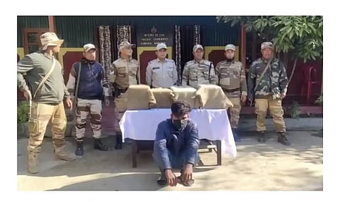 मणिपुर : भारी मात्रा में अवैध पदार्थ जब्त, दो हिरासत में