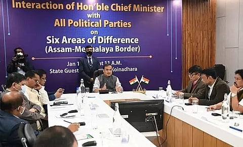 असम-मेघालय सीमा विवाद: सीएम ने पार्टियों, छात्र संगठनों से बातचीत की
