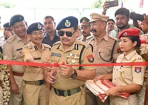डीजीपी भास्कर ज्योति महंत ने किया डूमडूमा थाना भवन का उद्घाटन