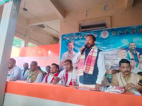 युवा कांग्रेस ने लखीमपुर में युवा जोड़ो रैली निकाली