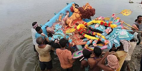 पीसीबी, असम ने दुर्गा प्रतिमाओं के विसर्जन के बाद पानी की गुणवत्ता में बदलाव की रिपोर्ट दी है