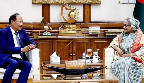 असम विधानसभा की टीम ने पीएम शेख हसीना से की मुलाकात, बेहतर संबंधों पर की बातचीत