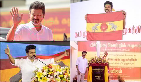Tamilaga Vettri Kazhagam Flag Reveal