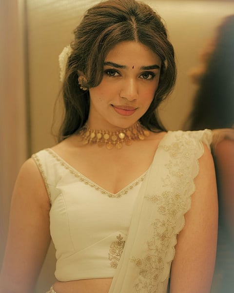 Actress Krithi Shetty Latest Clicks on onam