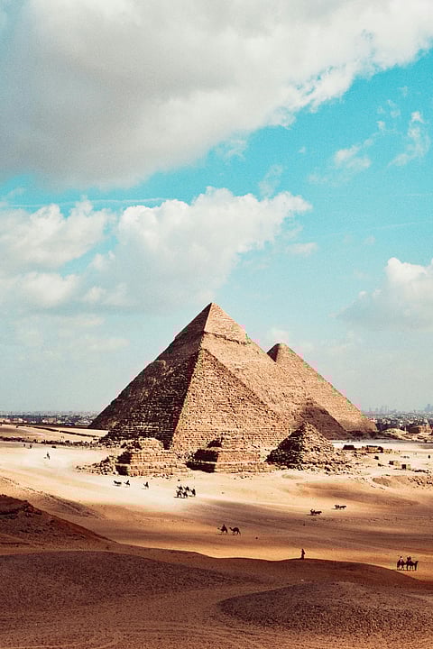 pyramids of giza egypt
