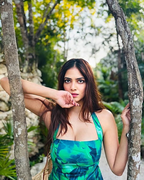 Actress Malavika Mohanan in mexico trip