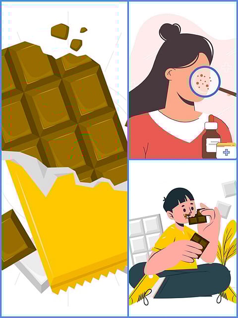 Can eating chocolate cause pimples wa explained