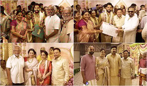 Celebrities gather At Producer Ishari Ganesh Daughter Marriage Album
